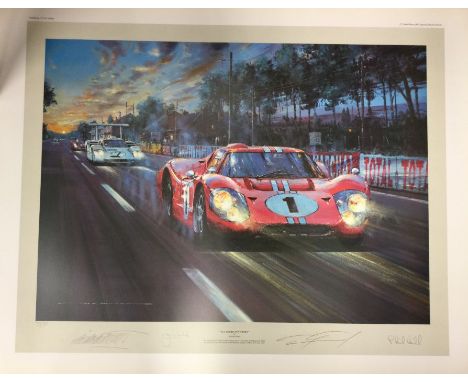 NICHOLAS WATTS (British b. 1947): An unframed limited edition lithograph print entitled 'All American Victory' numbered 775 /