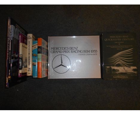 BOOKS: MERCEDEZ-BENZ: MONKHOUSE, G.C: Mercedez-Benz Grand Prix Racing 1934-1955, 1984, plus LUDVIGSEN, K: Mercedez-Benz Quick