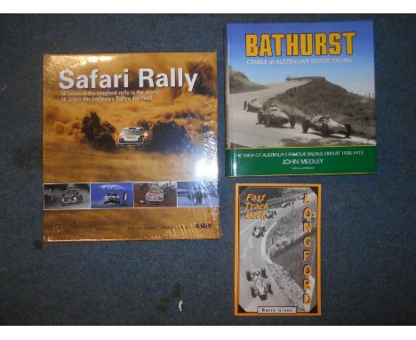 BOOKS: MEDLEY, J: Bathurst Cradle of Australian Motor Racing plus KLEIN, R: Safari Rally  plus 1 other (3). Est. £50 - £80.