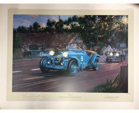 NICHOLAS WATTS (British b. 1947): An unframed limited edition lithograph print entitled 'Spirit of Le Mans' numbered 11 / 850