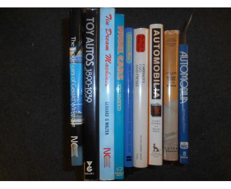 BOOKS: MOTOR MODELS: WALTER, G.G: Dream Machines 1996, plus GARDENER, G: Automobilia plus GREEN, R: Scalextric 2001, plus 5ot