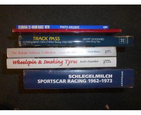 BOOKS: RACING PHOTOGRAPHY: NIXON, C: The Robert Fellows Collection  2001, plus DUERDEN, K: Wheelspin &amp; Smoking Tyres plus