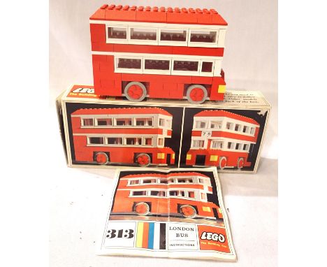 Lego London bus set 313, complete with box and instructions. P&amp;P Group 1 (£14+VAT for the first lot and £1+VAT for subseq