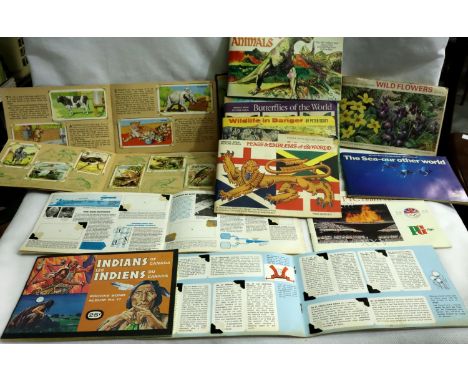Thirty tea card albums to include Wildlife in danger etc. P&amp;P Group 1 (£14+VAT for the first lot and £1+VAT for subsequen