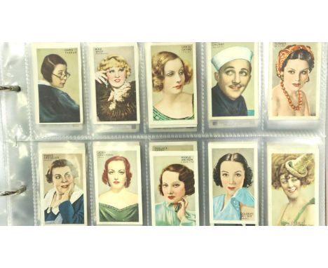 Album of film star cigarette cards, approximately 500. P&amp;P Group 1 (£14+VAT for the first lot and £1+VAT for subsequent l
