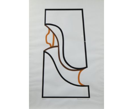 Bert DE LEEUW (1926-2007), lithograph Composition, numbered 64/125 and signedBert DE LEEUW (1926-2007), lithografie Compositi