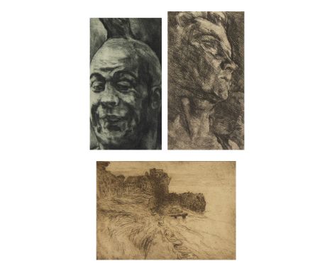 Joseph VERDEGEM (1897-1957), 2 etchings 'The Clown Manolo' 2nd state, 1940 and 'Thérèse Dorny' 1st state, 1939, signed, added