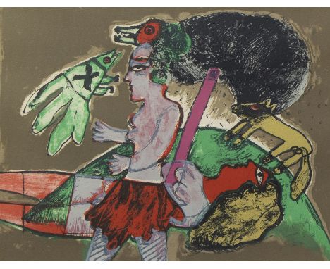 CORNEILLE (1922-2010), colour lithograph Une journée d'été, numbered 57/100, signed and dated '78CORNEILLE (1922-2010), kleur