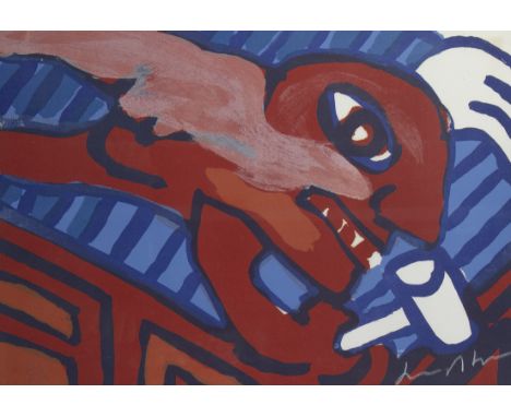 Bengt LINDSTRÖM (1925-2008), colour lithograph Untitled, E.A. and signedBengt LINDSTRÖM (1925-2008), kleurenlithografie Zonde