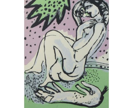 CORNEILLE (1922-2010), lithograph Untitled, numbered 45/100, signed and dated '73CORNEILLE (1922-2010), lithografie Zonder ti