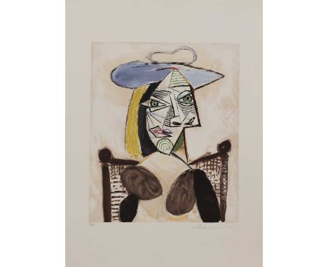 * After Pablo Picasso'Femme au Fauteuil Canne' (1979-82)lithograph in colours on Arches paper, signed 'Collection Marina Pica