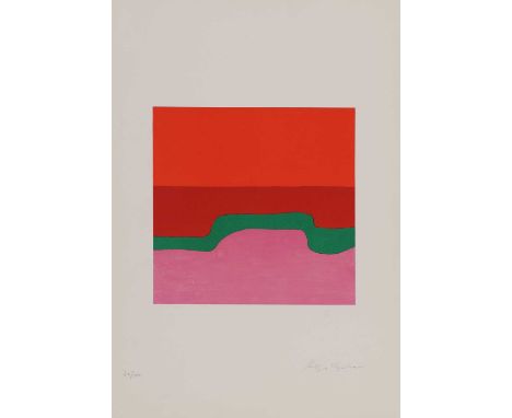 * Rodrigo Moynihan RA (1910-1990)Abstract compositionlithograph in colours, signed 'Rod. Moynihan' l.r. and numbered 62/100 i