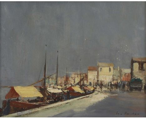 * Ian Houston (1934-2021)'After a Storm - Sottomarina', 1972signed 'Ian Houston' l.r., oil on board26 x 30.5cmProvenance: Wit