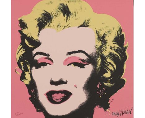 After Andy WarholMarilyn Monroelithograph in colours, numbered 831/2400 in pencil l.l., with printed signature l.r., 1986, pu