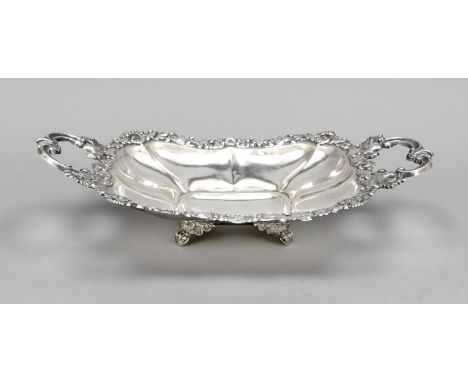 Biedermeier-Schale, Deutsch, um 1820, BZ: Berlin, Zeichen des 1. Zeichenmeisters J. C. S. Kessner und des 2. Zeichenmeisters 