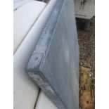 Zinc Table Top. 90 By 90 cms