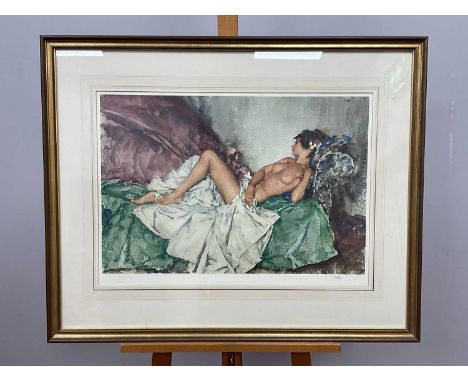 ARR AFTER SIR WILLIAM RUSSELL FLINT (1880-1969) *ARRReclining Nude III, print number 476 of a limited edition of 850, blind s