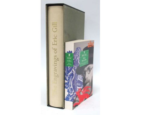 Christopher Skelton (Publisher) 'The Engravings of Eric Gill', limited edition of 1350 copies, 1983, blind stamped black clot