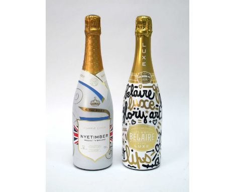 Wines - Luc Belaire Luxe Art by @ Gregoire Devin Sparkling Wine, 75cl., 12.5% Vol.; Nyetimber Classic Cuvee Brut Sparkling Wi