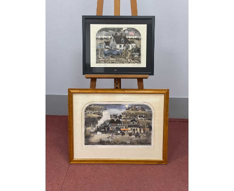 ARR AFTER GRAHAM CLARKE (b.1941) *ARR'Summer Passengers', etching, number 291 of a limited edition of 400, signed in pencil i