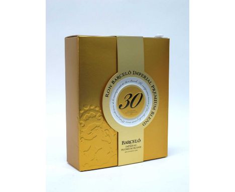 Spirits - Ron Barcelo Imperial Premium Blend Rum, 30 Anniversary, 700ml., 43% Vol. boxed.