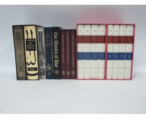 Folio Society - Sixteen Books of historical interest to include; Edward Gibson - The History of the Decline and Fall of the R