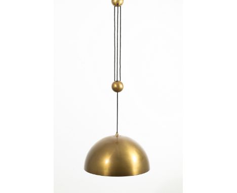 Florian Schulz, Counterweight Pendant Lamp SolanFlorian SchulzFlorian Schulz GmbHDesign 1960/70sSeilzug Pendelleuchte mit Geg