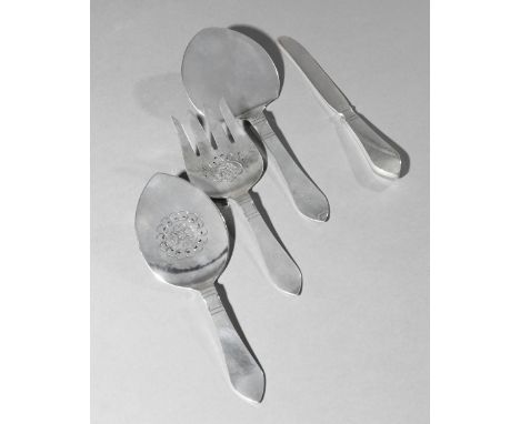 4 Georg Jensen Silver Cutlery Serving Pieces No. 4/ Continental/ AntikGeorg Jensen, KopenhagenDesign 1904, manufactured 1933-