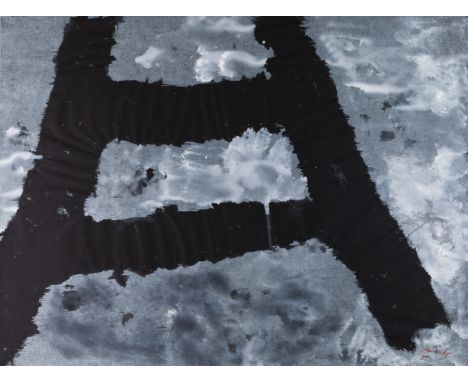 Armando*, Ladder/ Die Leiter, 1991Armando* (Herman Dirk van Dodeweerd), (1929-2018)2014Die Leiter/ Ladder. 2014. Gouache auf 