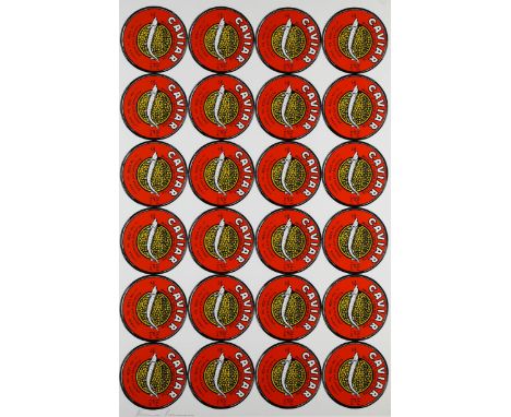 Alexander Kosolapov, Red Caviar, silkscreenAlexander Kosolapov, (*1943)1990Red Caviar. 1990. Farbserigraphie auf Velin. 63,5 