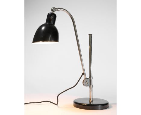 Christian Dell, Belmag, Desk Lamp Model Type KChristian DellBelmag, ZürichDesign 1929Tischleuchte Modell Type K. Entwurf von 