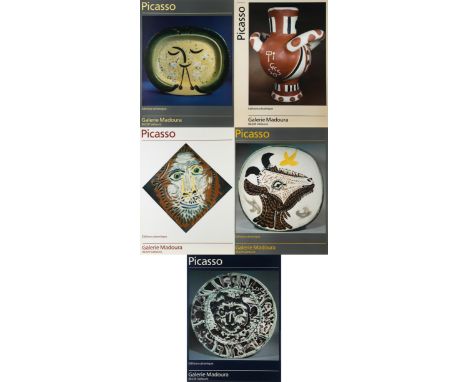 Pablo Picasso, Gallery Madoura 5 exhibition posters19885 Ausstellungsplakate Picasso/ Editions céramique/ Galerie Madoura, Va
