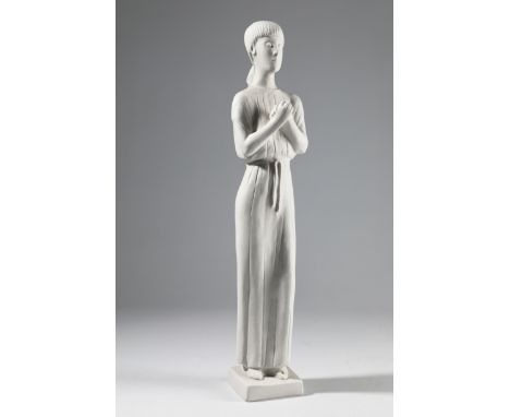 Goebel Galerie, Gerhard Marcks*, Halgerd, Ex. 2/50, porcelain sculptureGerhard Marcks*, (1889-1981)Goebel GalerieHalgerd. 198