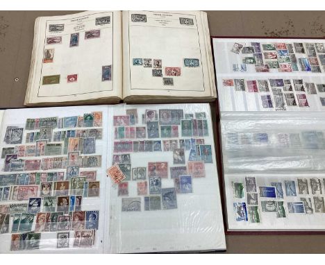 Stamps: A World Stamp Collection, early to modern, housed in two stockbooks and a 'Strand' album, includes a good selection o