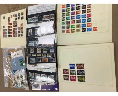 Stamps; A Selection of Great Britain Stamps, ranging from Q.V engraved issues to modern decimal, includes over twenty mint de