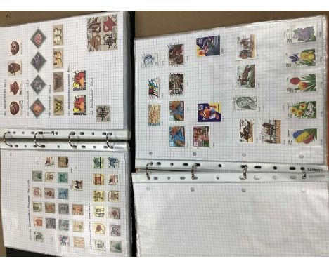 Stamps: A U.S.A. Stamp Collection, ranging from early 'Banknote' types to modern, housed in two loose-leaf albums, includes a