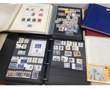 Stamps; A World Stamp Collection (Including Some British Commonwealth), early to modern, housed in two albums and a stockbook