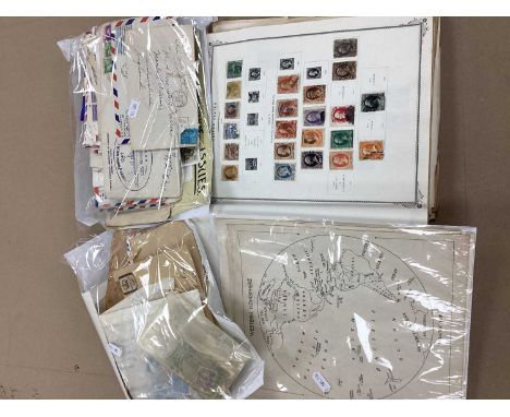 Stamps; An Accumulation of Stamps and Covers from U.S.A, early to modern, housed in a loose-leaf album and loose in pages and