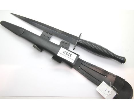 Current Issue British Commando Dagger, Marked with a Broad Arrow and ?Made in Sheffield.? P&amp;P Group 2 (£18+VAT for the fi