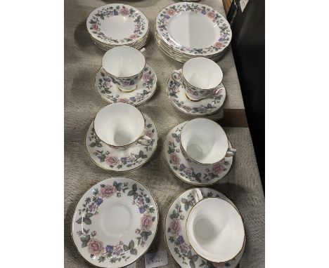 A part Royal Grafton tea service entitled 'Fragrance' 23 pieces a/f, shipping unavailable