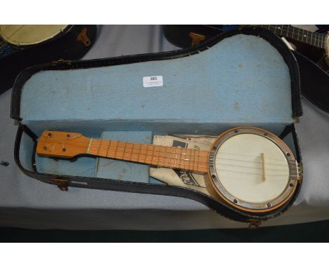 British Made Banjolele with Case 