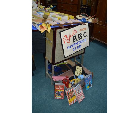Amateur Magician Magic Show Stand with Rejects from the BBC Inventors Club 