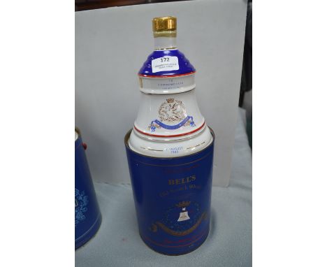 Bells Scotch Whisky Commemorative Bell - Birth of Princess Beatrice 1988 (sealed and full) 