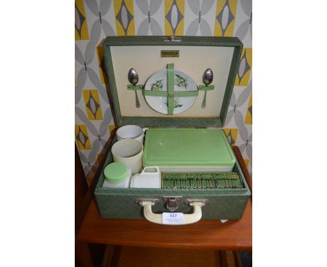 Brexton 1960's Picnic Set with Thermos Flask 