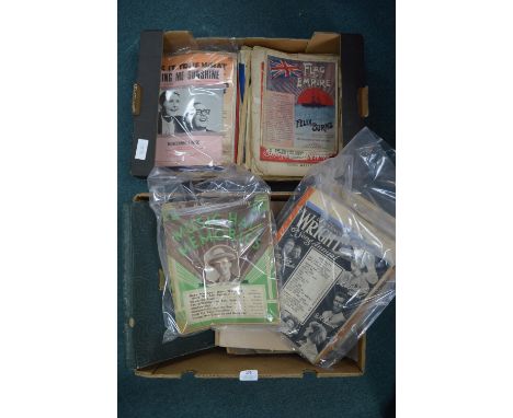Quantity of Vintage Music Scores and Sheets 