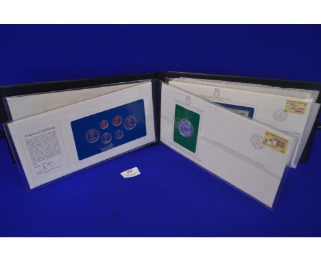 Soliman Island First Day Issue Presentation Set Including 1977 $5 Silver Proof Coin 