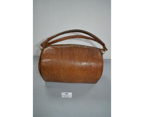 Vintage Snakeskin Handbag 