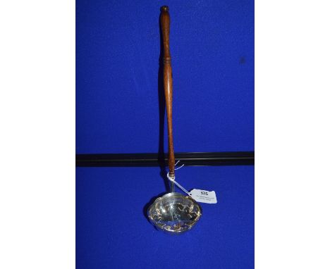 Hallmarked Sterling Silver Toddy Ladle - Sheffield 1990, ~37g silver weight 