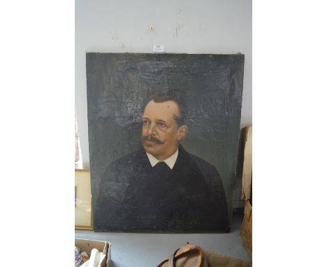 Oil on Canvas Portrait, Austria 1898 
