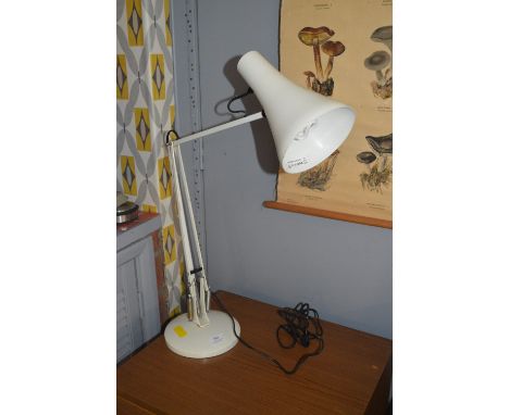 White Anglepoise Desk Lamp 